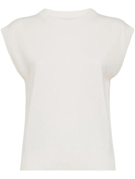  브루넬로 쿠치넬리 민소매 티셔츠 M12202910C2723 white