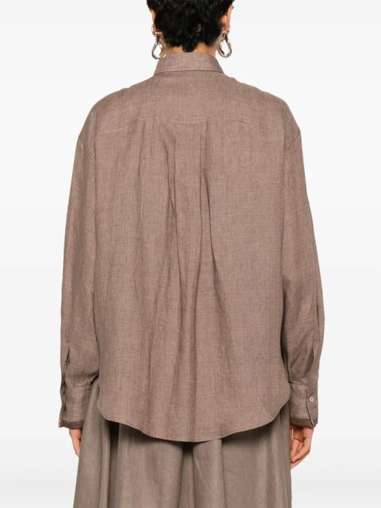  브루넬로 쿠치넬리 셔츠 MM633RD646C025 brown - BRUNELLO CUCINELLI