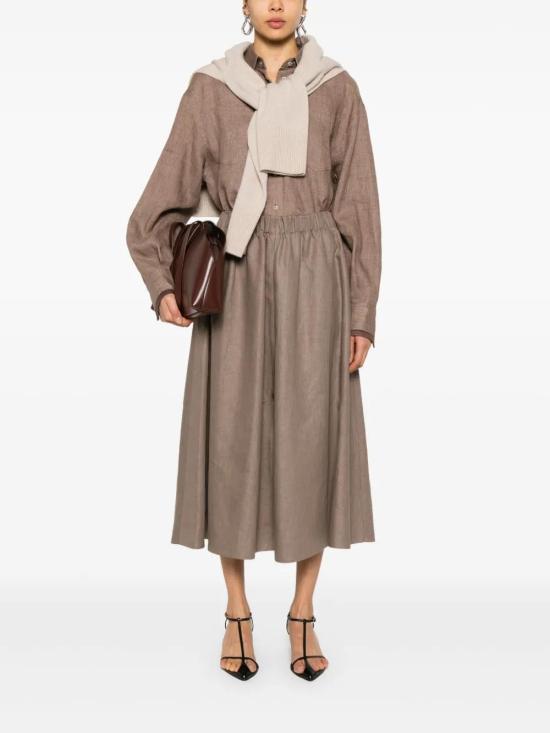  브루넬로 쿠치넬리 셔츠 MM633RD646C025 brown - BRUNELLO CUCINELLI