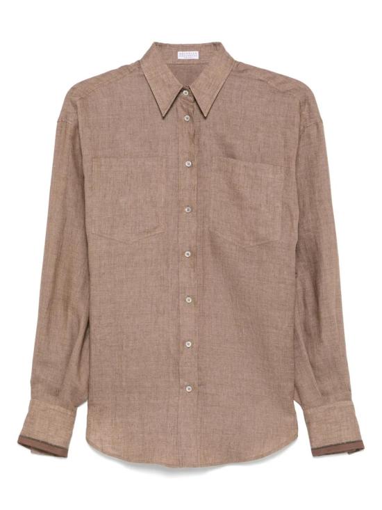  브루넬로 쿠치넬리 셔츠 MM633RD646C025 brown
