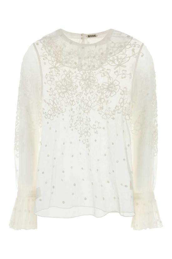 25SS 보디 블라우스 WRS25SH018 WHITE