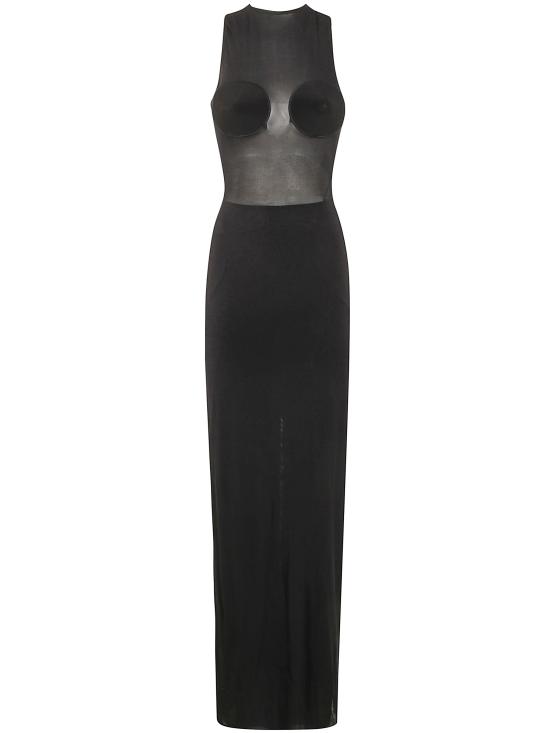 25SS 장 폴 고티에 롱 원피스 25 34 F RO372 J082 00 BLACK