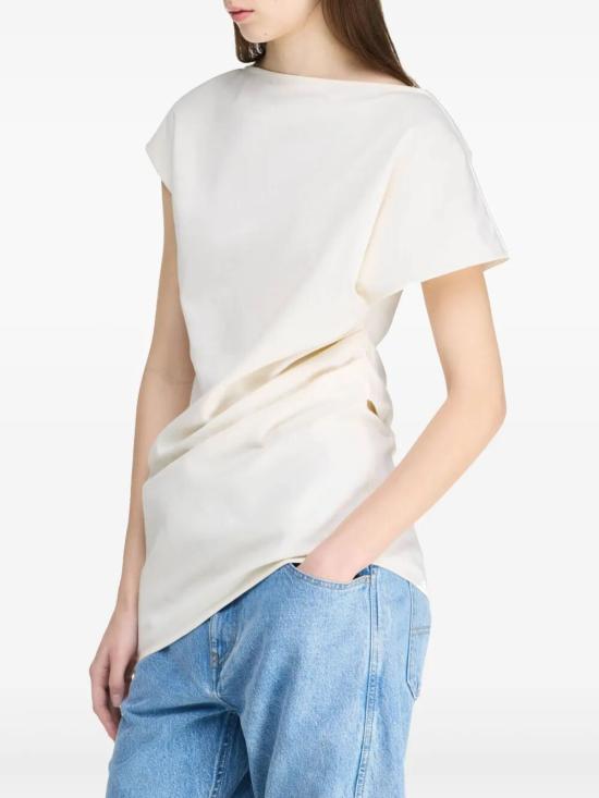 25SS JW앤더슨 반팔 티셔츠 TP0357 PG1762 006 IVORY - JW ANDERSON