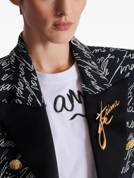  발망 브로치 EN1XM469MBRA - BALMAIN