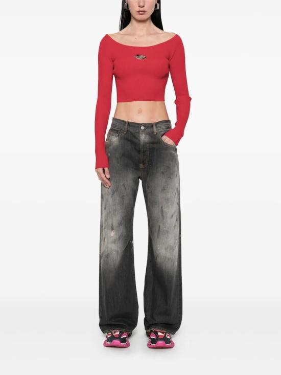  디젤 긴팔 티셔츠 A141890DLAX red - DIESEL