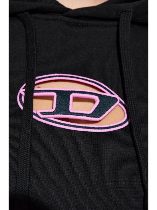  디젤 후드 티셔츠 A157140GRAC black - DIESEL