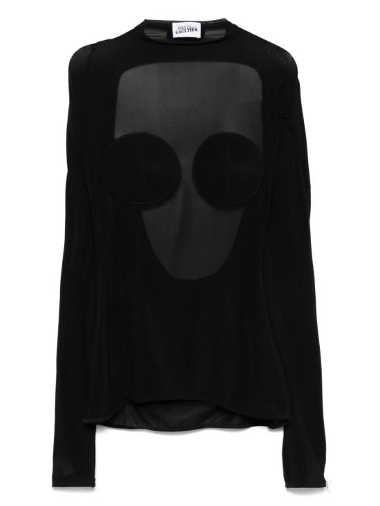 25SS 장 폴 고티에 긴팔 티셔츠 25 34 F TO279 J082 00 BLACK - JEAN PAUL GAULTIER