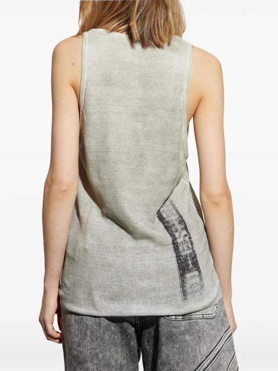  디젤 민소매 티셔츠 A168750DBCU beige - DIESEL