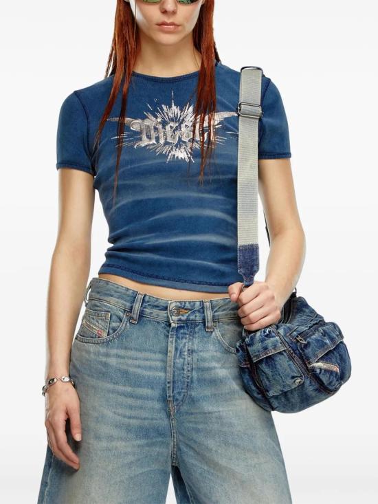  디젤 반팔 티셔츠 A142310WFBM - DIESEL