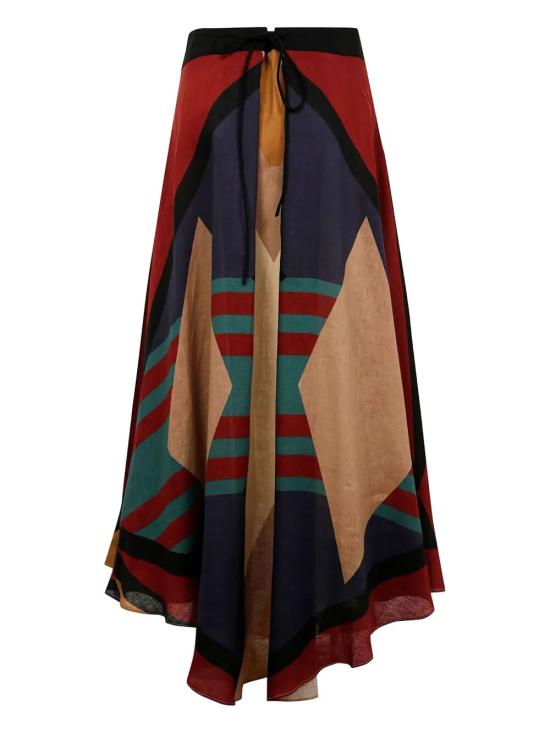 25SS VOLANTIS 롱 스커트 SAFISKIRT LP174 MULTI OLIVE - OTHER BRANDS