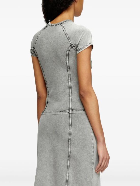 25SS 디젤 반팔 티셔츠 A176010NJBJ 02B - DIESEL