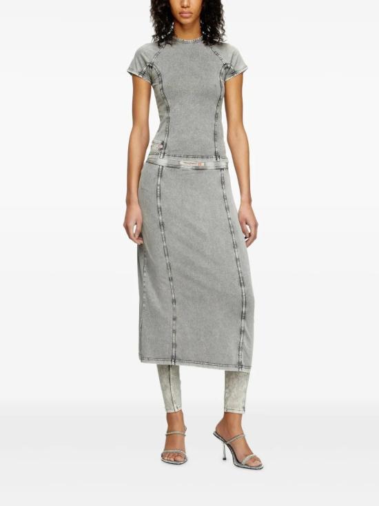 25SS 디젤 반팔 티셔츠 A176010NJBJ 02B - DIESEL