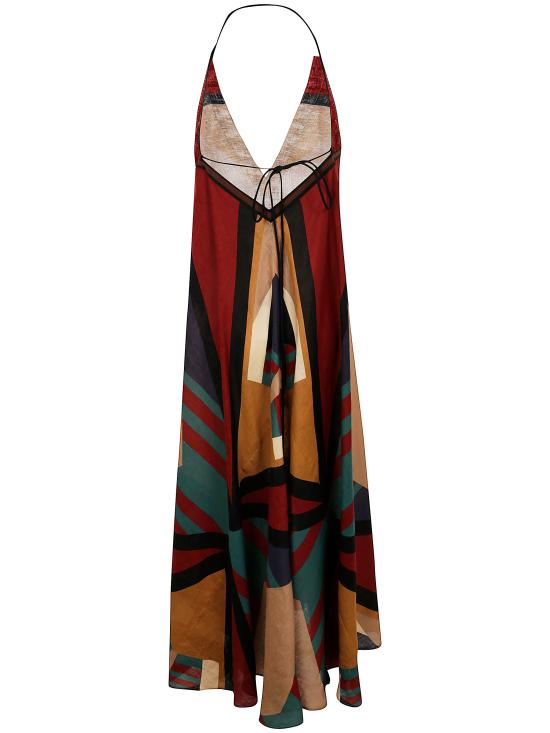 25SS VOLANTIS 미디 원피스 SUNSET LP174 MULTI OLIVE - OTHER BRANDS