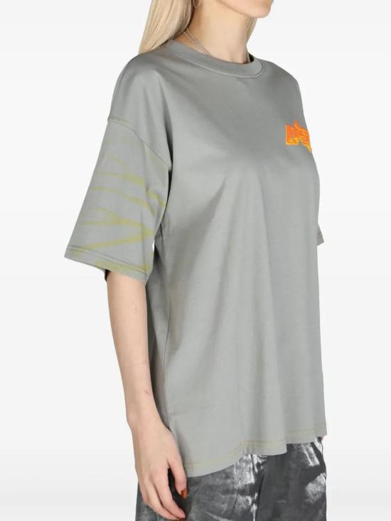  디젤 긴팔 티셔츠 A161690QLAA grey - DIESEL