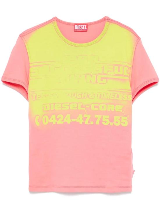  디젤 반팔 티셔츠 A176110AGRI3DN