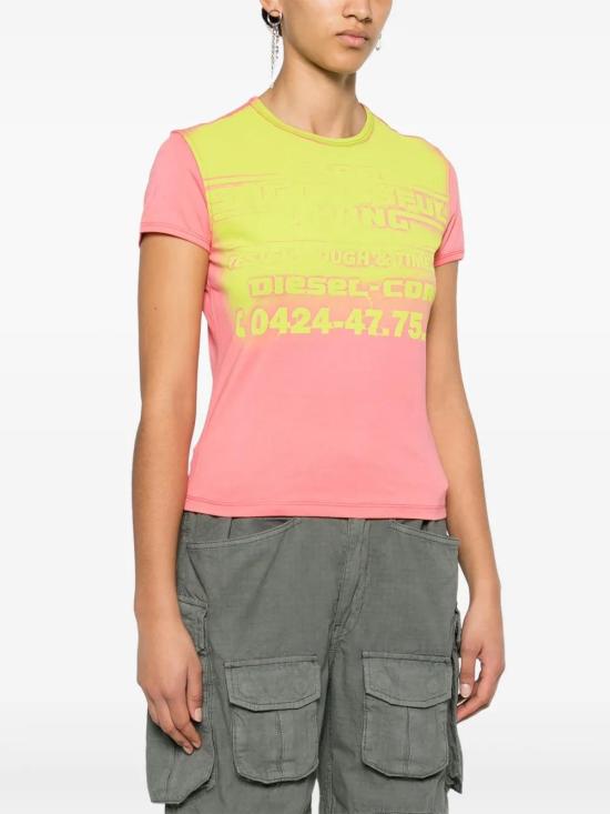  디젤 반팔 티셔츠 A176110AGRI3DN - DIESEL