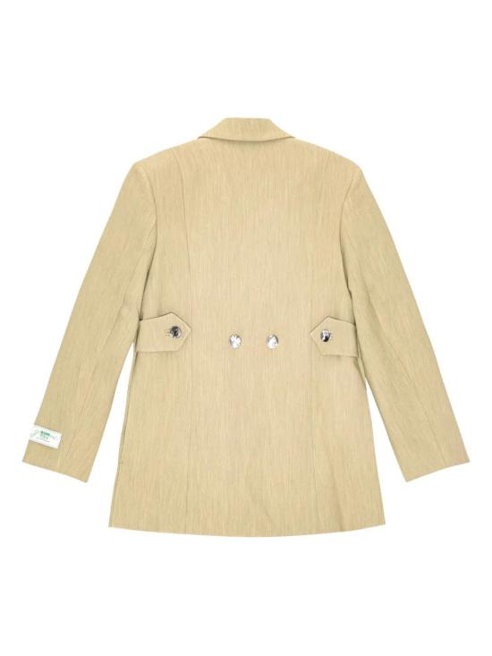  가니 수트 자켓 W0214 beige - GANNI