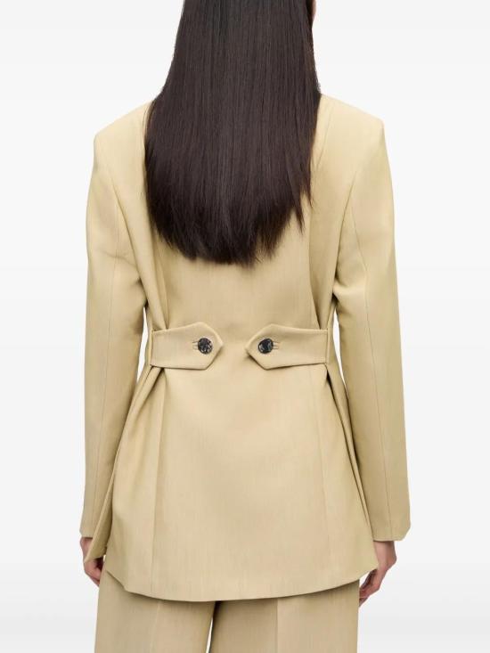  가니 수트 자켓 W0214 beige - GANNI