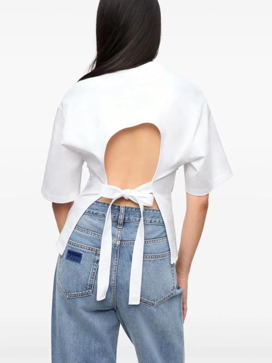  가니 반팔 티셔츠 T4149 white - GANNI