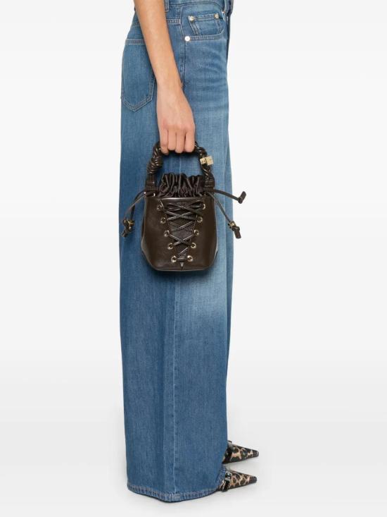  가니 숄더백 A6853 coffee - GANNI