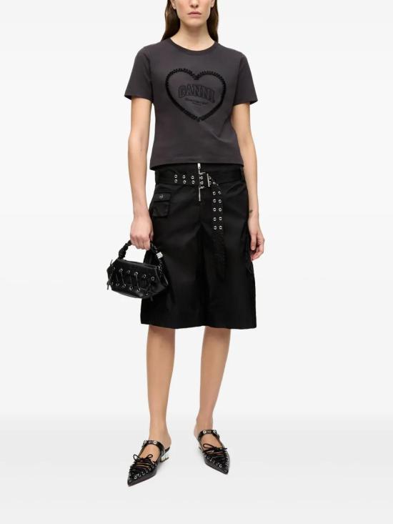  가니 숏팬츠 W0622 black - GANNI