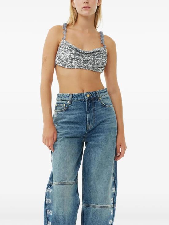  가니 민소매 티셔츠 F9054 - GANNI