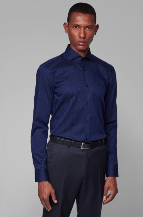  보스 긴팔 긴팔 셔츠 JASON 10220574 01 417