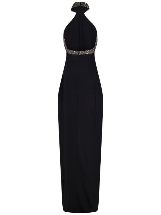 25SS 톰포드 롱 원피스 AB3551SDE483 LB999 Black - TOMFORD