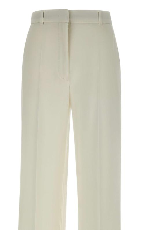 25SS 막스마라 스튜디오 스트레이트 팬츠 2516131081600 010 White - MAX MARA STUDIO