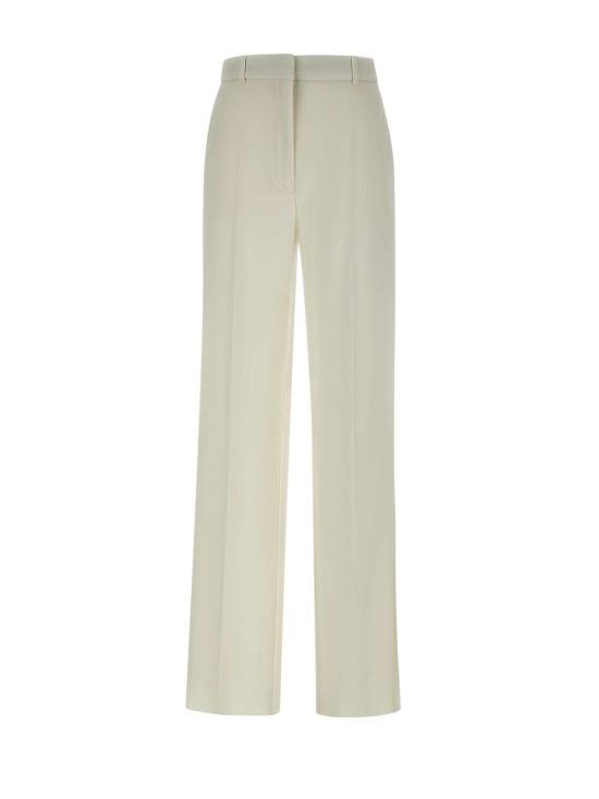 25SS 막스마라 스튜디오 스트레이트 팬츠 2516131081600 010 White - MAX MARA STUDIO