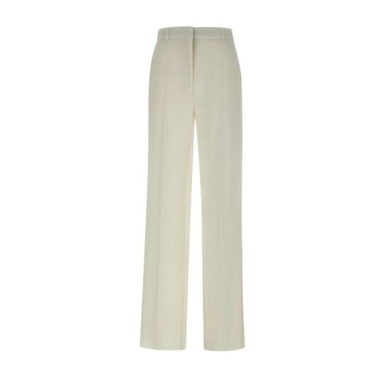 25SS 막스마라 스튜디오 스트레이트 팬츠 2516131081600 010 White - MAX MARA STUDIO