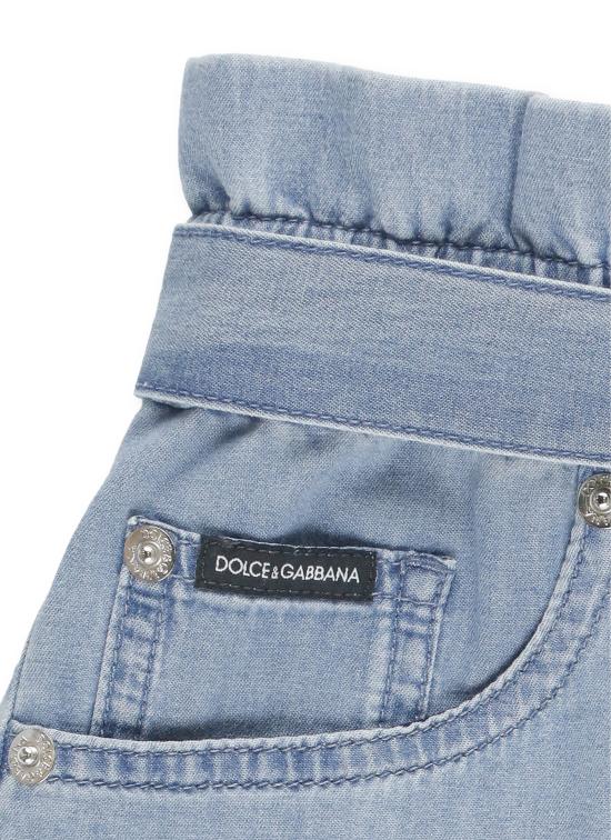 25SS [키즈] 돌체앤가바나 쇼츠/버뮤다 L53Q32 LDD07S9000 Blue - DOLCE & GABBANA