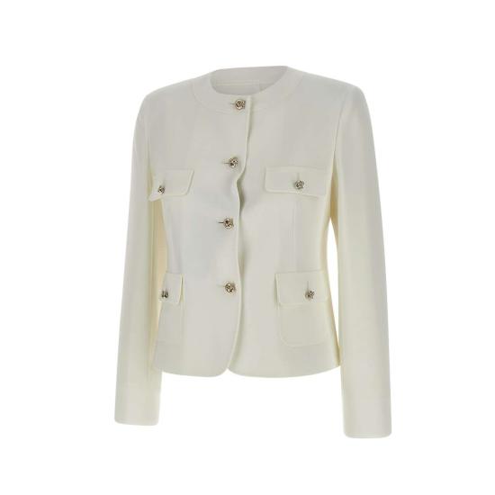 25SS 막스마라 스튜디오 자켓 2516041041600 009 White - MAX MARA STUDIO