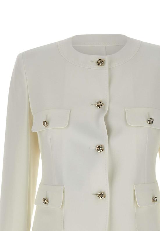 25SS 막스마라 스튜디오 자켓 2516041041600 009 White - MAX MARA STUDIO