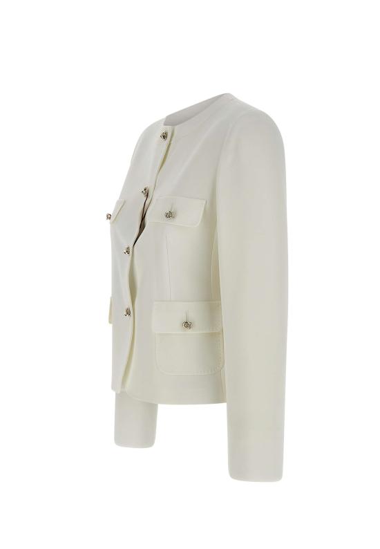 25SS 막스마라 스튜디오 자켓 2516041041600 009 White - MAX MARA STUDIO