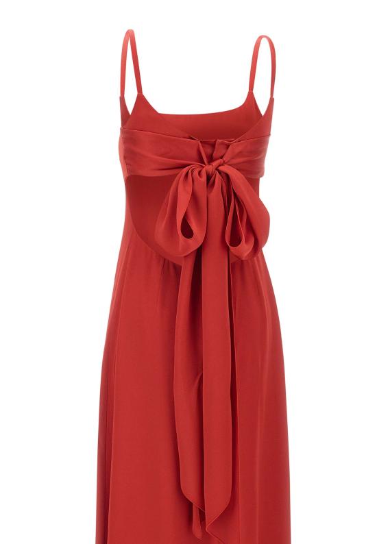 25SS 막스마라 스튜디오 롱 원피스 2516221063600 034 Red - MAX MARA STUDIO