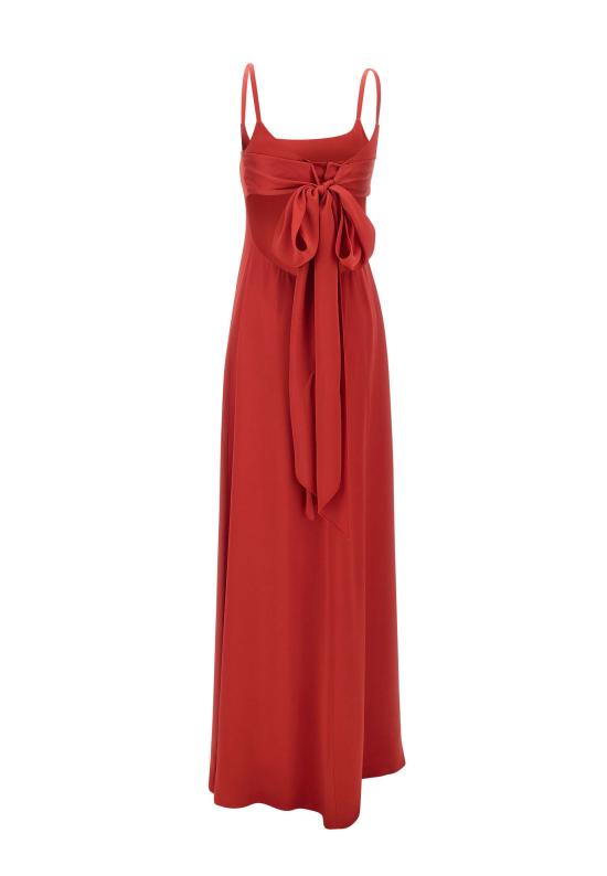 25SS 막스마라 스튜디오 롱 원피스 2516221063600 034 Red - MAX MARA STUDIO