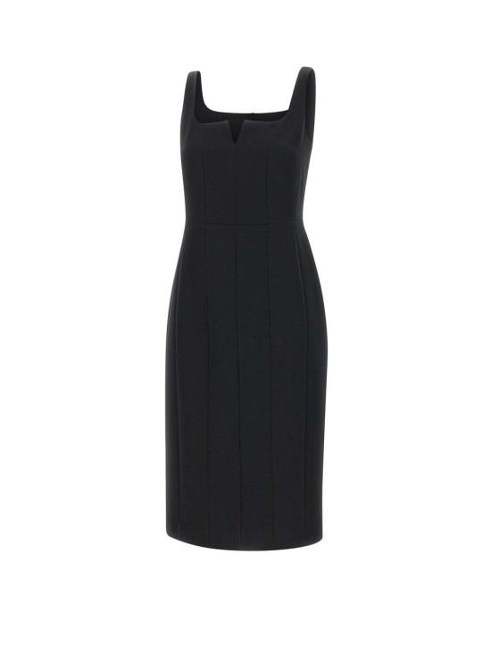 25SS 막스마라 스튜디오 미디 원피스 2516221051600 001 Black - MAX MARA STUDIO