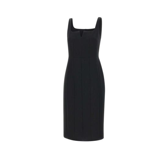 25SS 막스마라 스튜디오 미디 원피스 2516221051600 001 Black - MAX MARA STUDIO