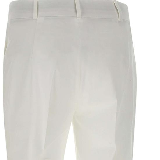 25SS 막스마라 스튜디오 스트레이트 팬츠 2516131022600 001 White - MAX MARA STUDIO