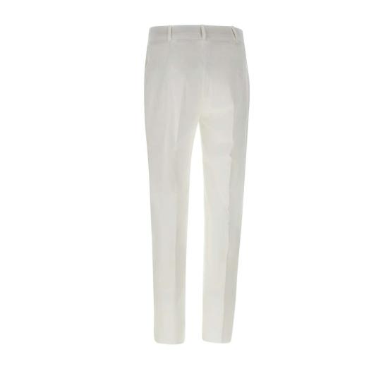 25SS 막스마라 스튜디오 스트레이트 팬츠 2516131022600 001 White - MAX MARA STUDIO