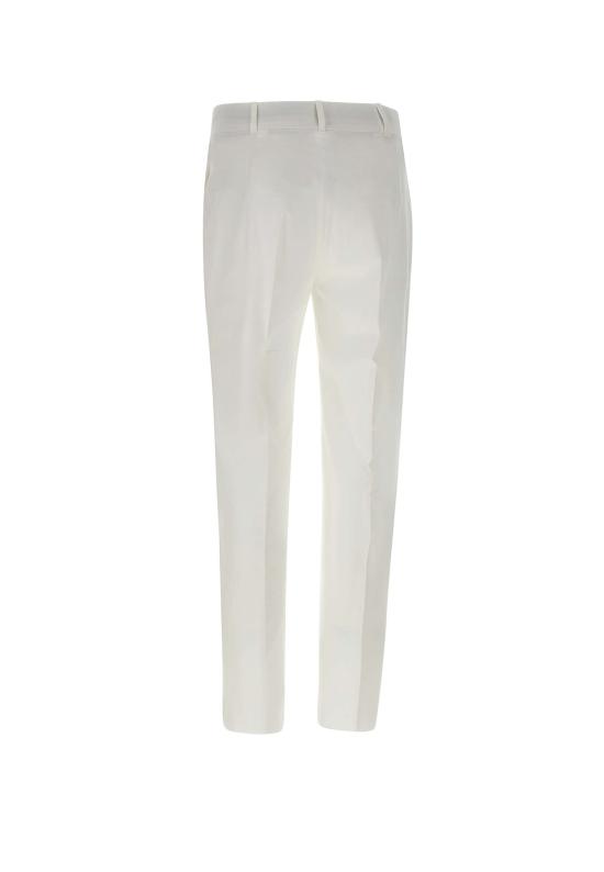 25SS 막스마라 스튜디오 스트레이트 팬츠 2516131022600 001 White - MAX MARA STUDIO