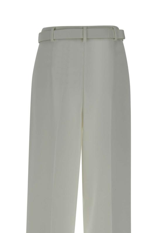 25SS 막스마라 스튜디오 스트레이트 팬츠 2516131011600 009 White - MAX MARA STUDIO