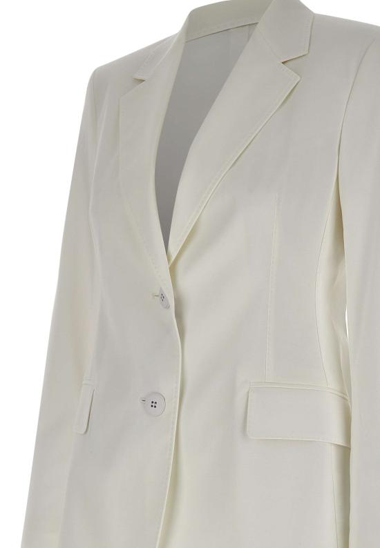 25SS 막스마라 스튜디오 수트 자켓 2516041062600 001 White - MAX MARA STUDIO