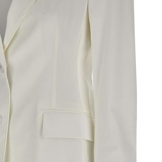 25SS 막스마라 스튜디오 수트 자켓 2516041062600 001 White - MAX MARA STUDIO