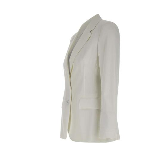 25SS 막스마라 스튜디오 수트 자켓 2516041062600 001 White - MAX MARA STUDIO