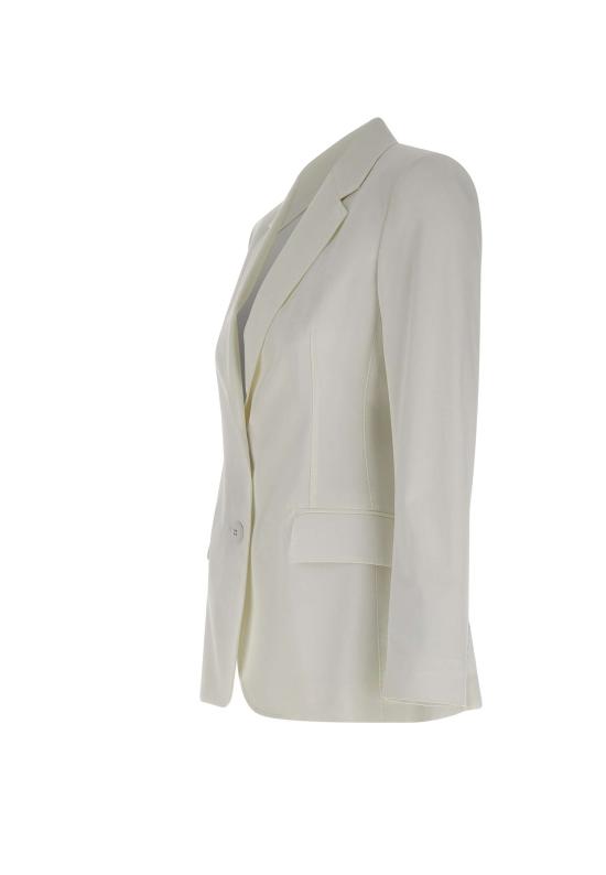 25SS 막스마라 스튜디오 수트 자켓 2516041062600 001 White - MAX MARA STUDIO