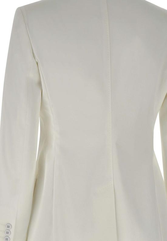 25SS 막스마라 스튜디오 수트 자켓 2516041062600 001 White - MAX MARA STUDIO