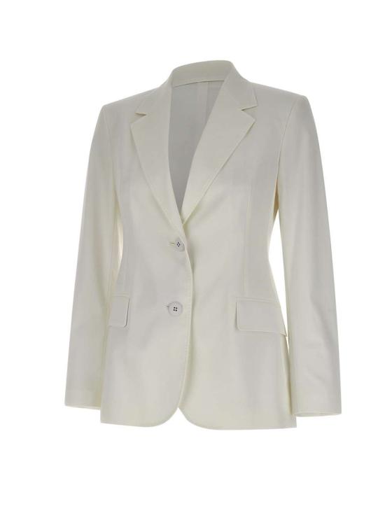 25SS 막스마라 스튜디오 수트 자켓 2516041062600 001 White - MAX MARA STUDIO