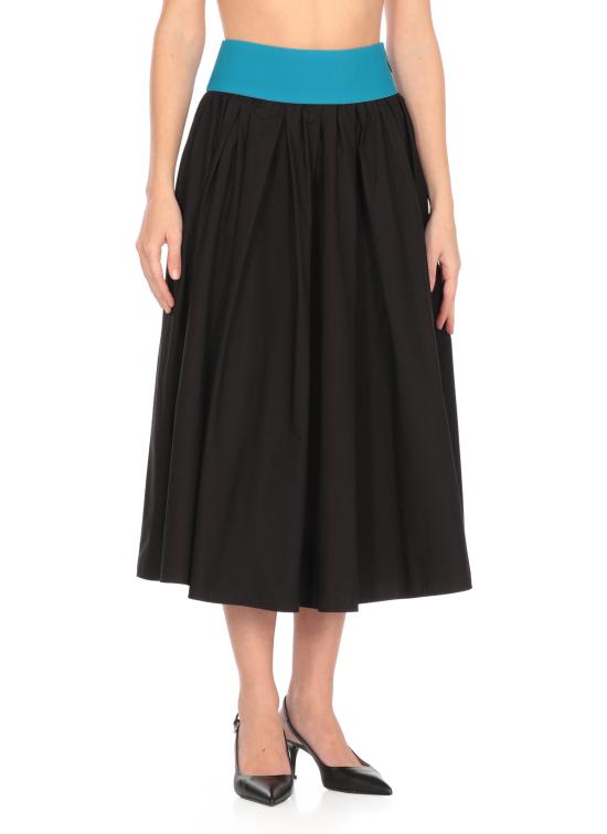 25SS 엠에스지엠 미디 스커트 3842MDD09 25731599 Black - MSGM